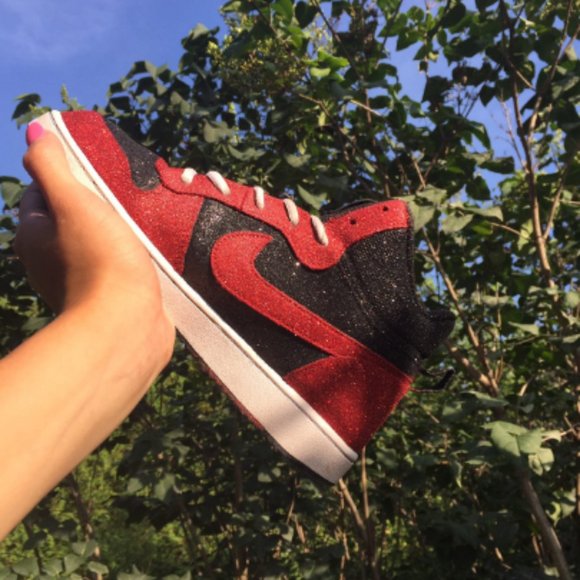 Glitter custom Nike Air Force 1 - Picture 1 of 2